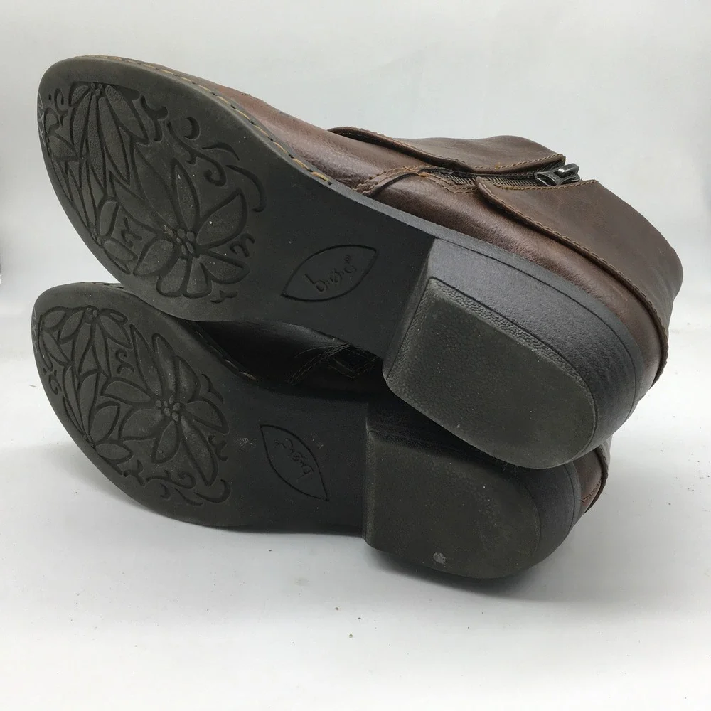 b.o.c. Born Concept Womens Brown Ankle Booties C17106 CHG16 Size 8.5M